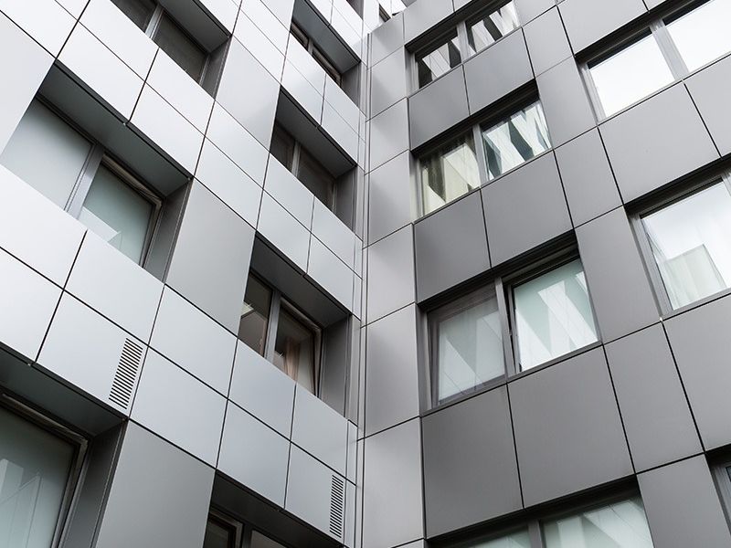 Weitere Ansicht der Fassade